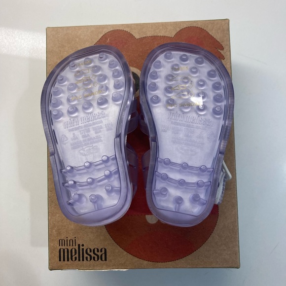 ⭐️Host Pick⭐️ NIB! MINI MELISSA Clear Unicorn Sandals Size 5 - Picture 3 of 11